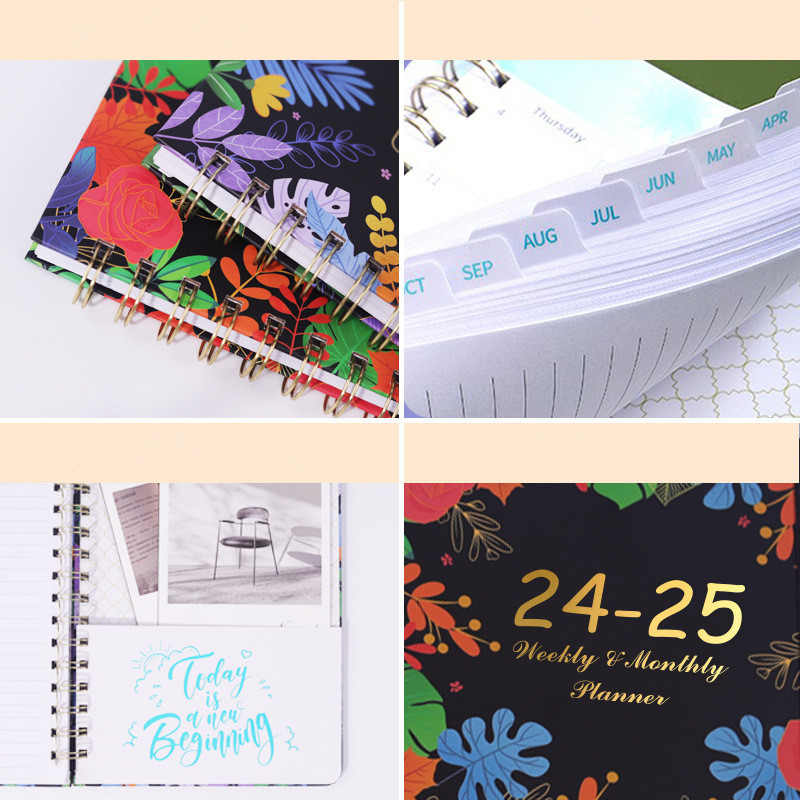 Elegant Rectangle Hardcover Notebook Printing 128gsm Matt Art Paper Natural Uncoated Wood Free Pages