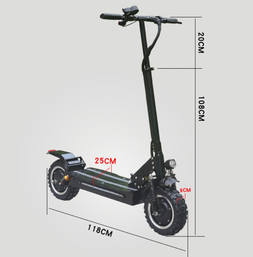 11 Inch Adult Off Road Lightweight Foldable Electric Scooter