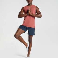 Wholesale Workout Fitness Customize Running Training Shorts Woven Spandex Nylon Athletics Sports Gym Shorts for Men