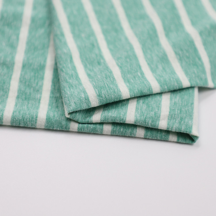 High Quality And Comfortable And Light Snowflake Lycra Cotton Striped Cotton Fabric