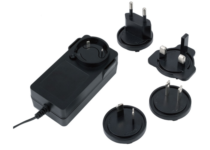 Changeable Connector Ac Adapter 65W Max AC Input 100-240V 12V Output Voltage