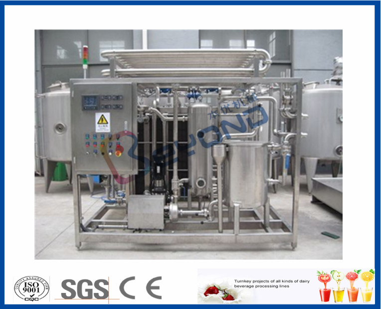 1TPH - 10TPH ISO Standard Milk Pasteurizer Machine For Milk Pasteurization Plant