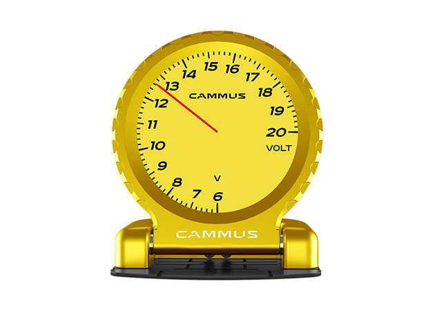 Universal 60mm LCD Car Gauge Meter 9 Colors Metal Appearance