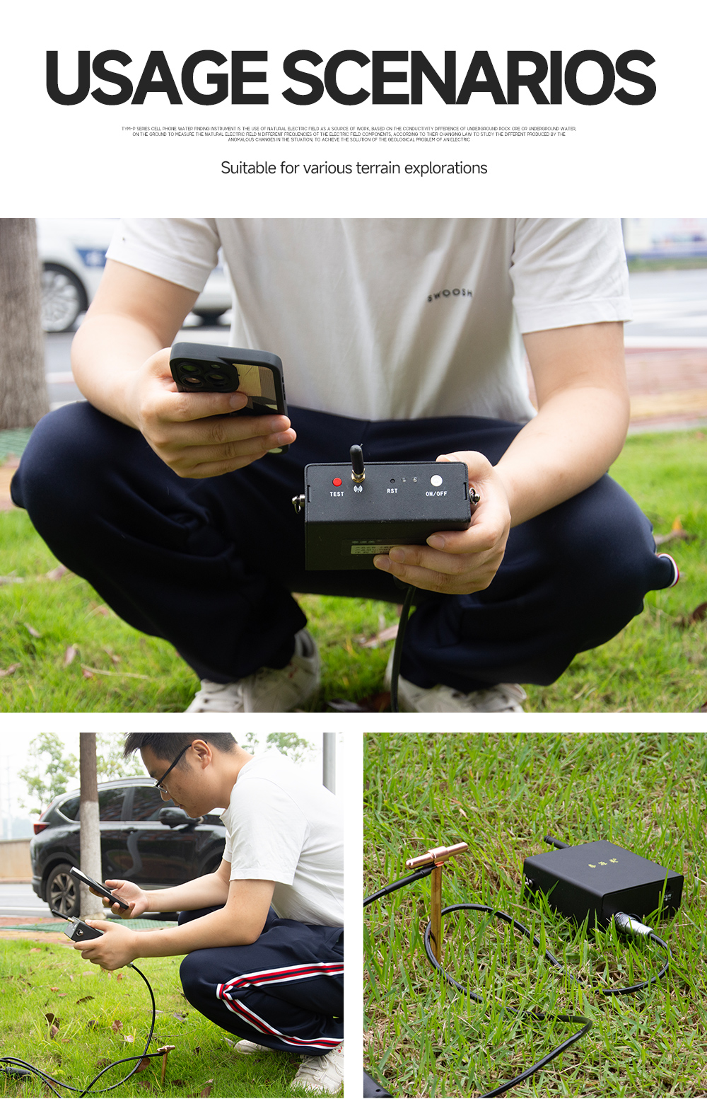 TYM K Series 60m Cavity Underground Karst Mobile Cave Detector Geological Exploration Device