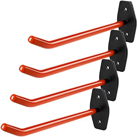 27*5*9 cm Heavy Duty Garage Wall Mountable Tire Storage Rack Hooks 4 Piece Set Durable