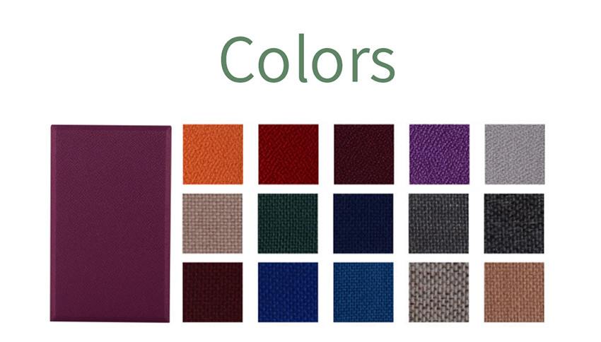 25mm Thickness Fabric Wrapped Sound Panels Reduce Echo for Conference Hall