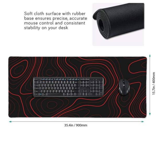 Laptop/ Desktop Custom Personalized Logo Printed Waterproof Rubber Gaming Mouse Pad
