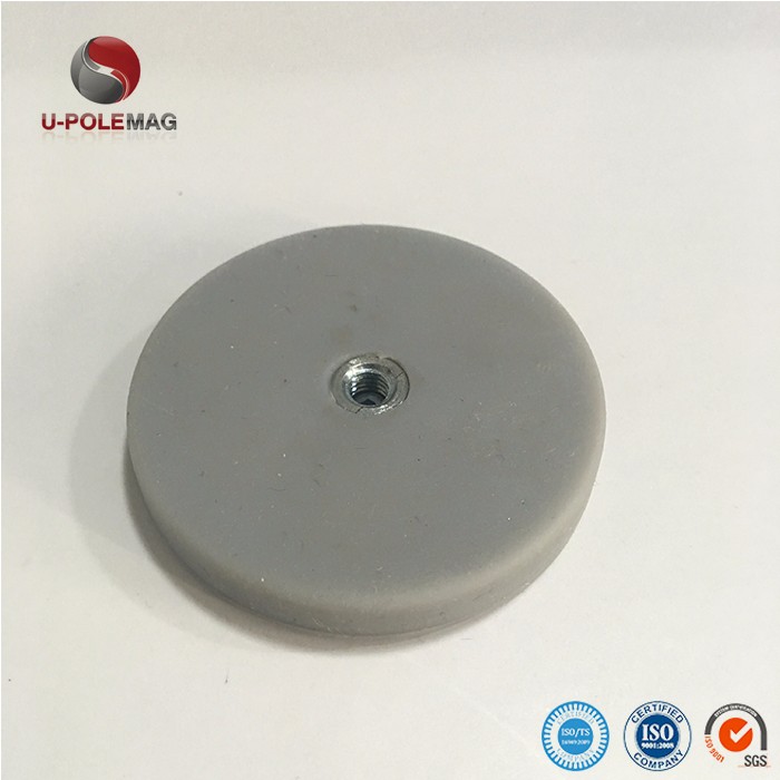 15-20days CN FUJ Permanent Rubber NdFeB Magnet Fe37 Pot / Cup Shape Industrial Magnet