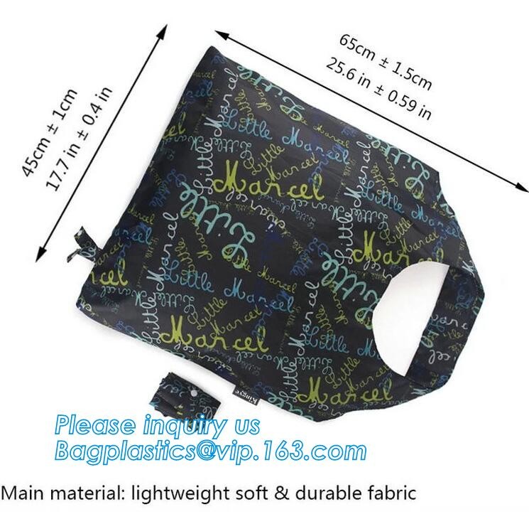 Promotion Custom Eco Friendly Sublimation Polyester Folding Shopping Bag,Promotional Sports Gym Sack Polyester Drawstrin