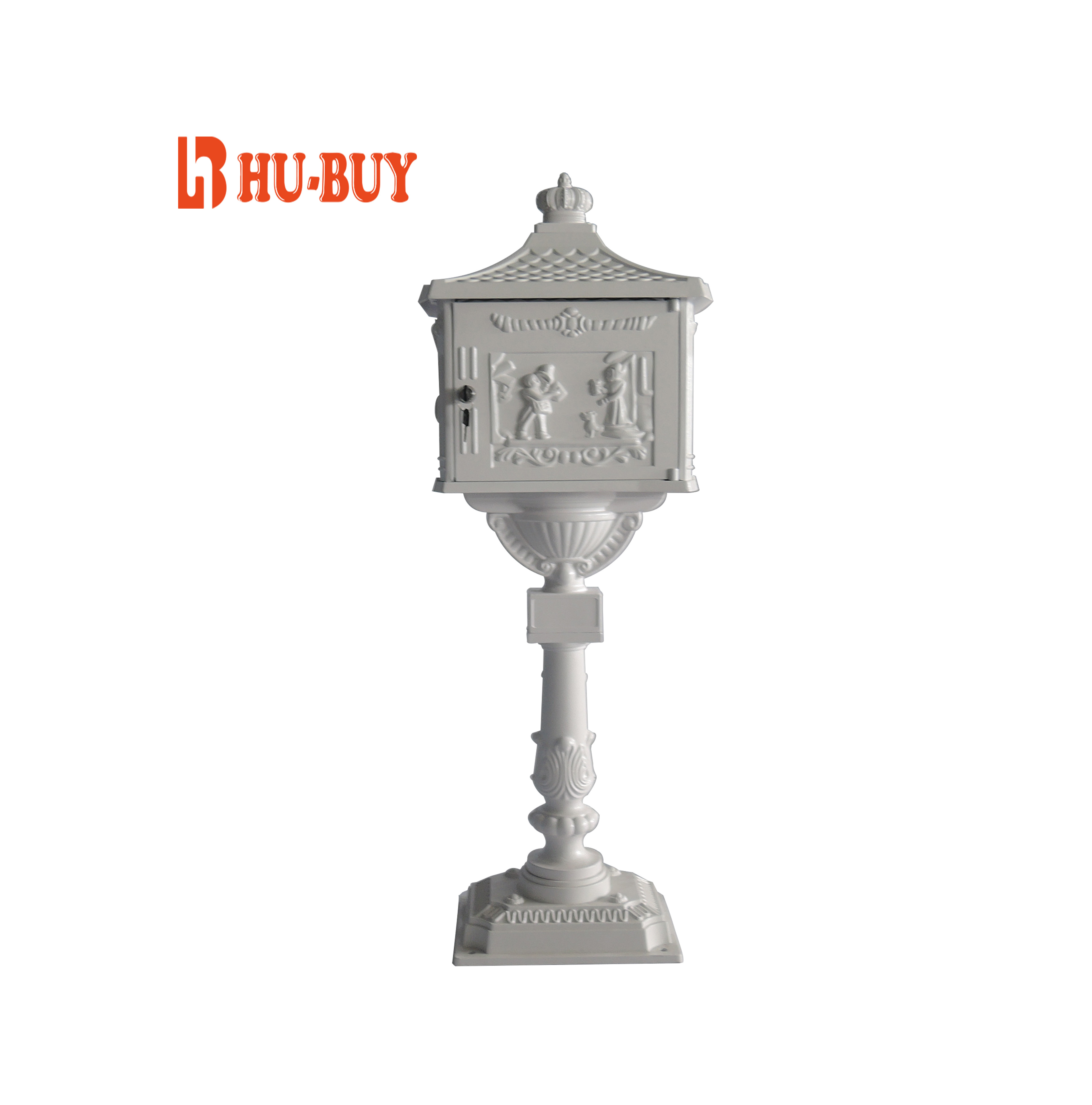 Elegant Residential Mailboxes Long Lasting Powder Coat Finish Surface