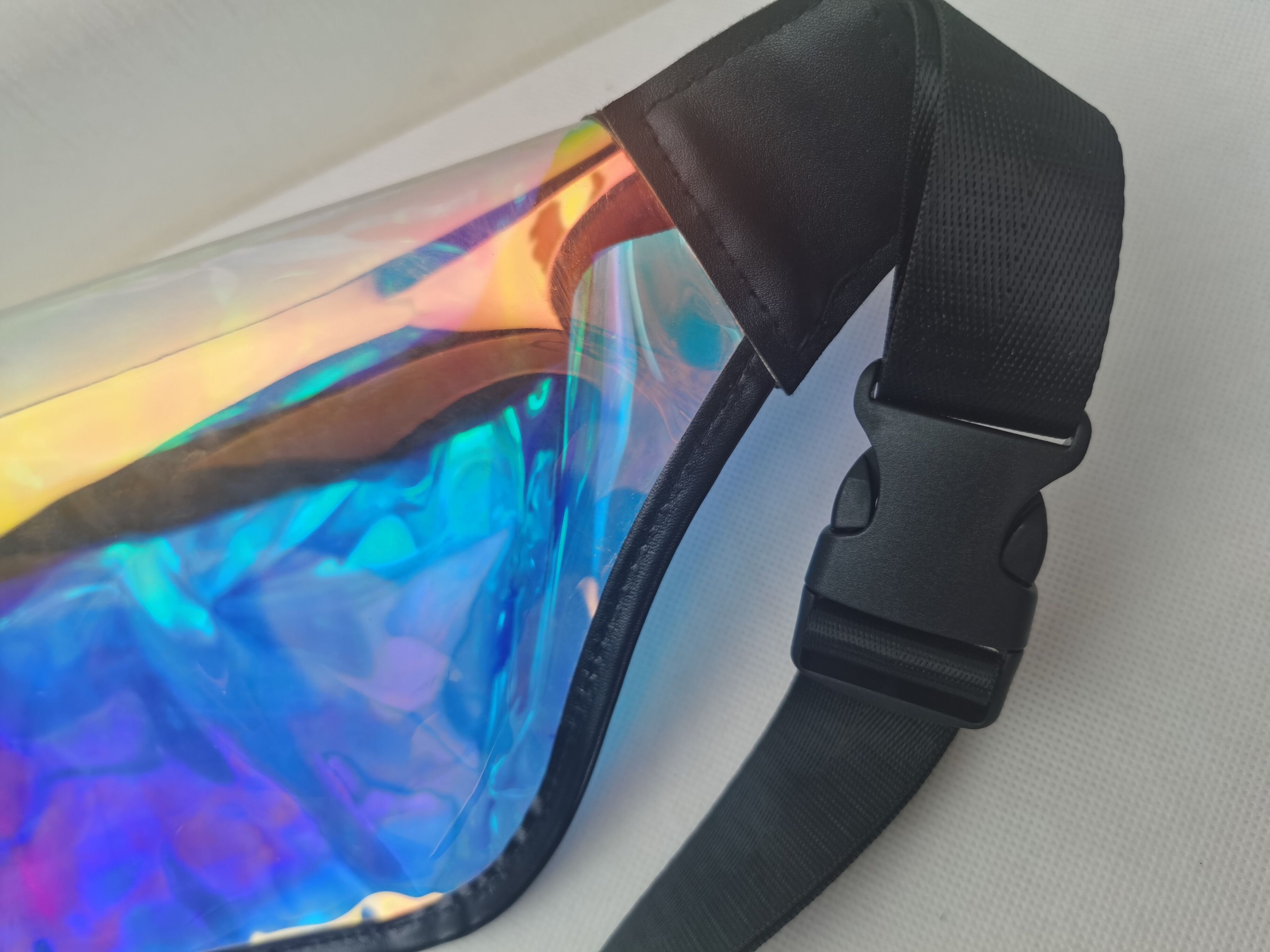 Transparent PVC Bum Bag Fashion Reflective Waist Bags Holographic Laser Fanny Pack