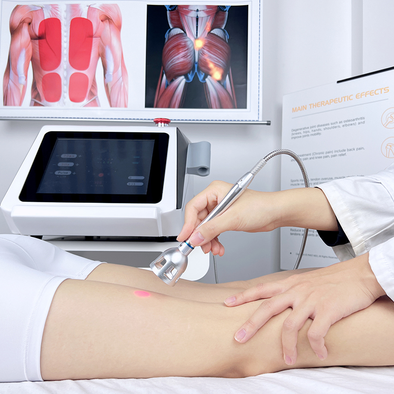 High Power Laser Physical Therapy Instrument. Medical Instruments for Pain Relief Physical Therapeutic Apparatus