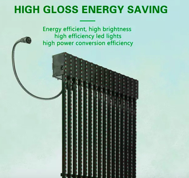 P7.8 P10 P15 Transparent Strip Led Mesh Screen Display Panel Outdoor