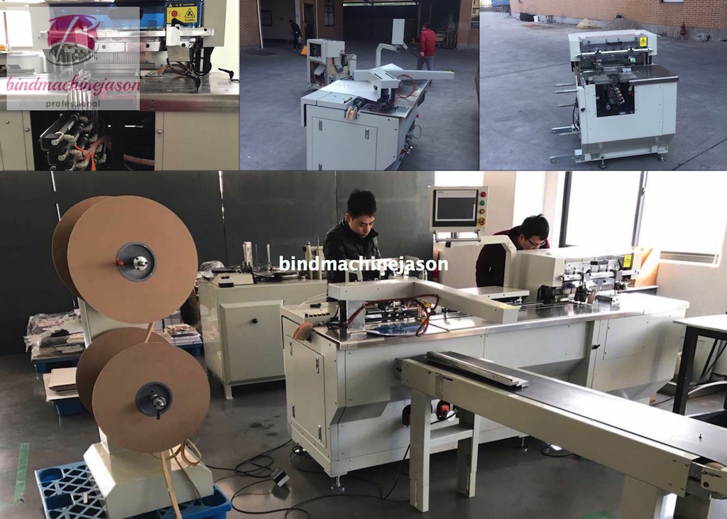 Automatic wire closing machine with hole punching function PBW580 for calendar