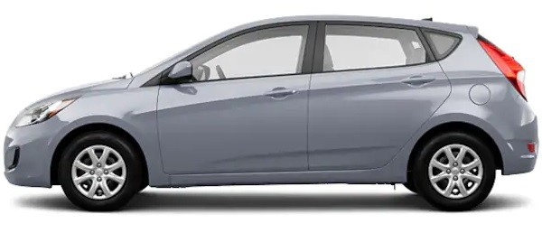 Hyundai Accent Hatchback 2010 2015 Car Roof Spoiler ABS Material 136*18*32cm Size Wholesaler