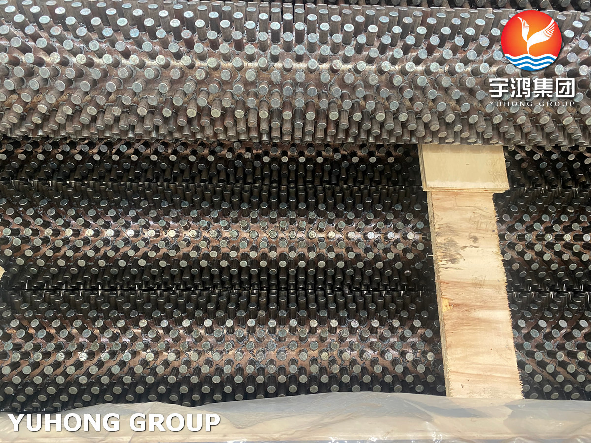 ASTM A335 P5 /ASME SA335 P5 , 13Cr (SS 410), Studded Fin Tube , Pin Tube, Oil Furnace , Steam Reforming Furnace