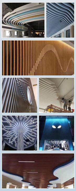 Decorative Extrusion Profile Moist Proof Aluminium Wall Panel For TV Background