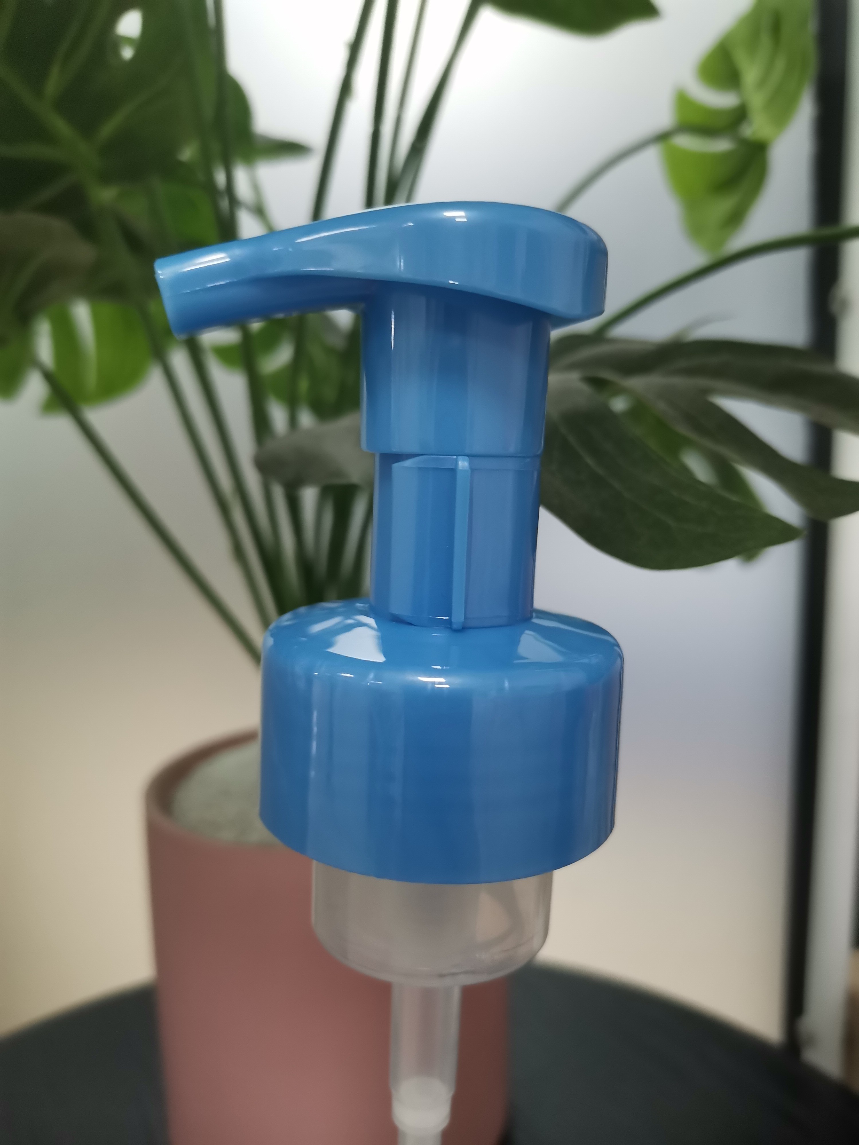 Foam Bottle Pump With Transparent Housing For Gentle Dispensing