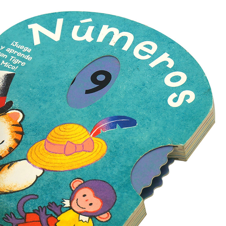 Self Printing Childrens Book Printing 350gsm C1S With Turntable Wheel