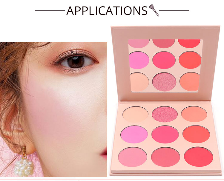 14*14*1.2cm Creamy Matte Eyeshadow Natural Eye Makeup For Green Eyes