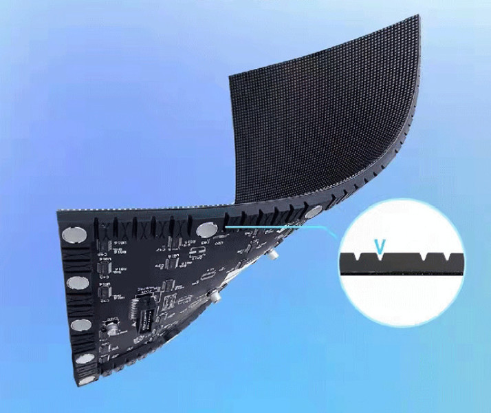 P2mm Flexible Creative LED Display Modules With High Adaptability And Lightweight Design For Creative Installation