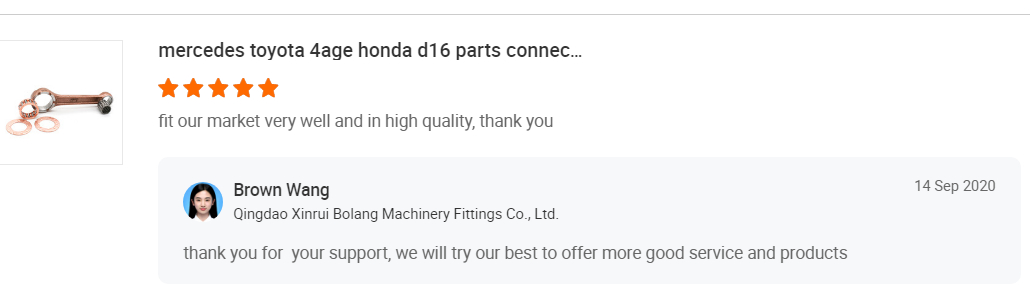 4d34 Motorcycle Connecting Rod Needle Bearing 138mm Forging Steel 20crmo