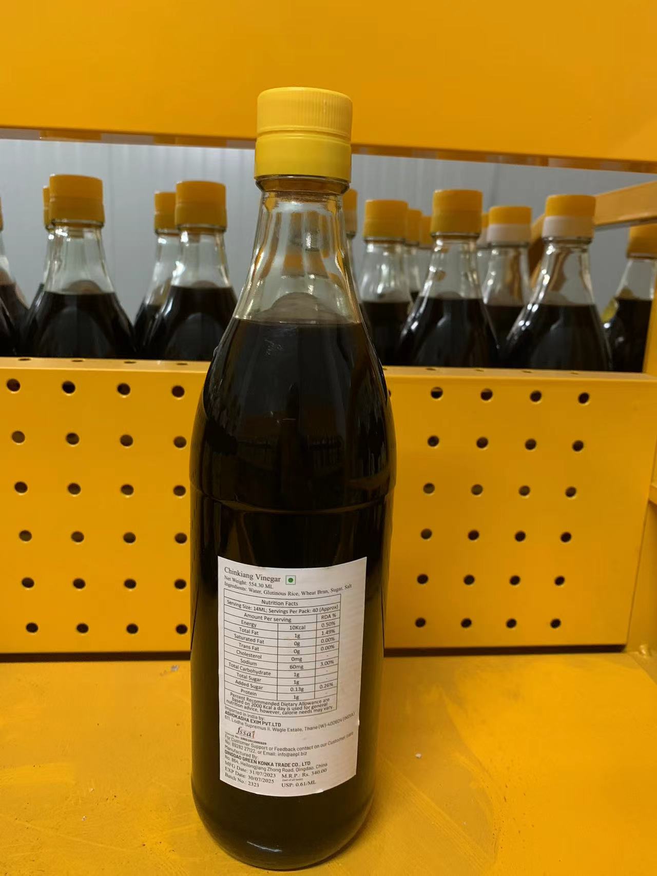 Natural Brewing Vinegar 5L*2 Chinkiang Black Rice Fermented Vinegar For Savoury Taste