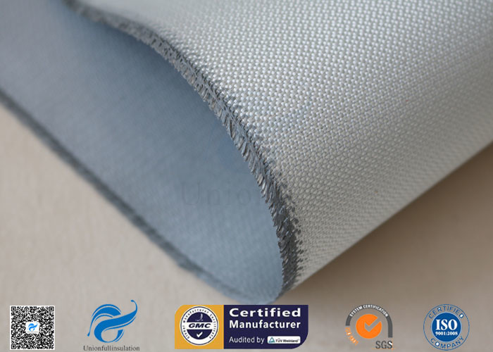 Fire Curtain E Glass Fabric With Silicone Coated Non Stick 15oz Gray Color
