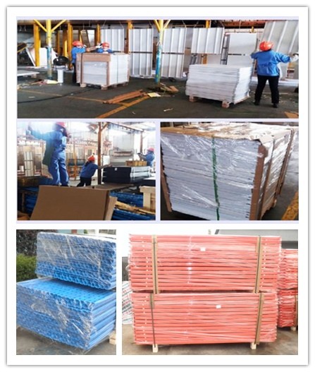Industrial Push Back Rack Galvanised , Pallet Racking Single Pallet Per Level