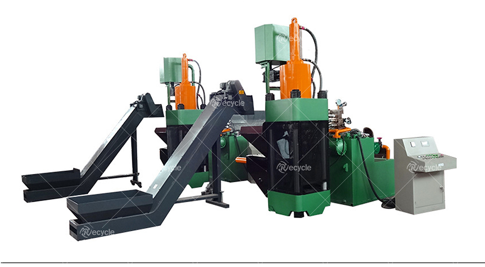 Waste Metal Chips Briquetting Machine 300Pcs/H Briquette Press Machine Cuotomized