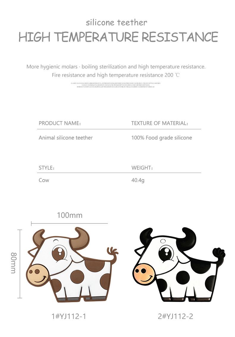 Food Grade Safe Silicone Baby Teether Eco Friendly For Toddler