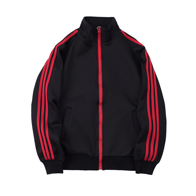Spring Autumn 4xl Sport Coat Tide Brand Three Bars Couple Baseball Jacket