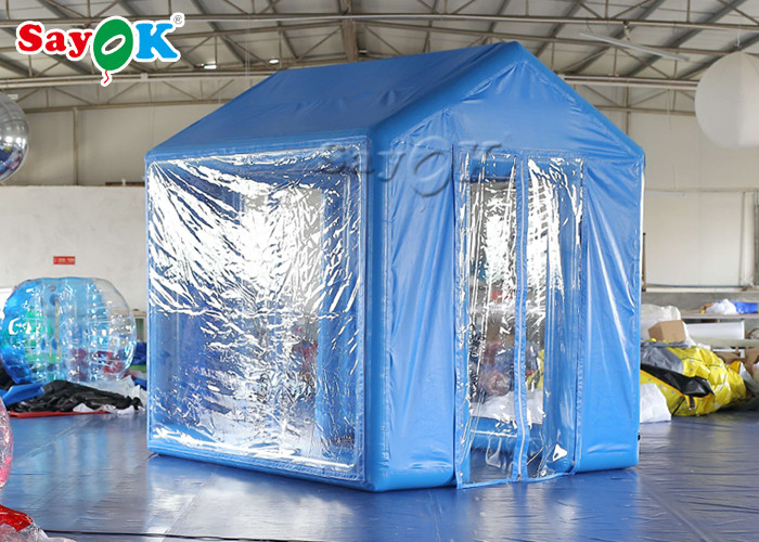 Inflatable Frame Tent 3x2.5x3M Waterproof Anti Virus Inflatable Medical Tent Airtight With Air Pump