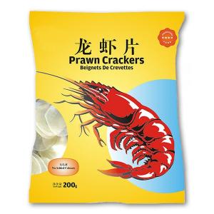 Buy cheap 200g Chinese Prawn Crackers Colored Red White Snack Colored Prawn Chip product