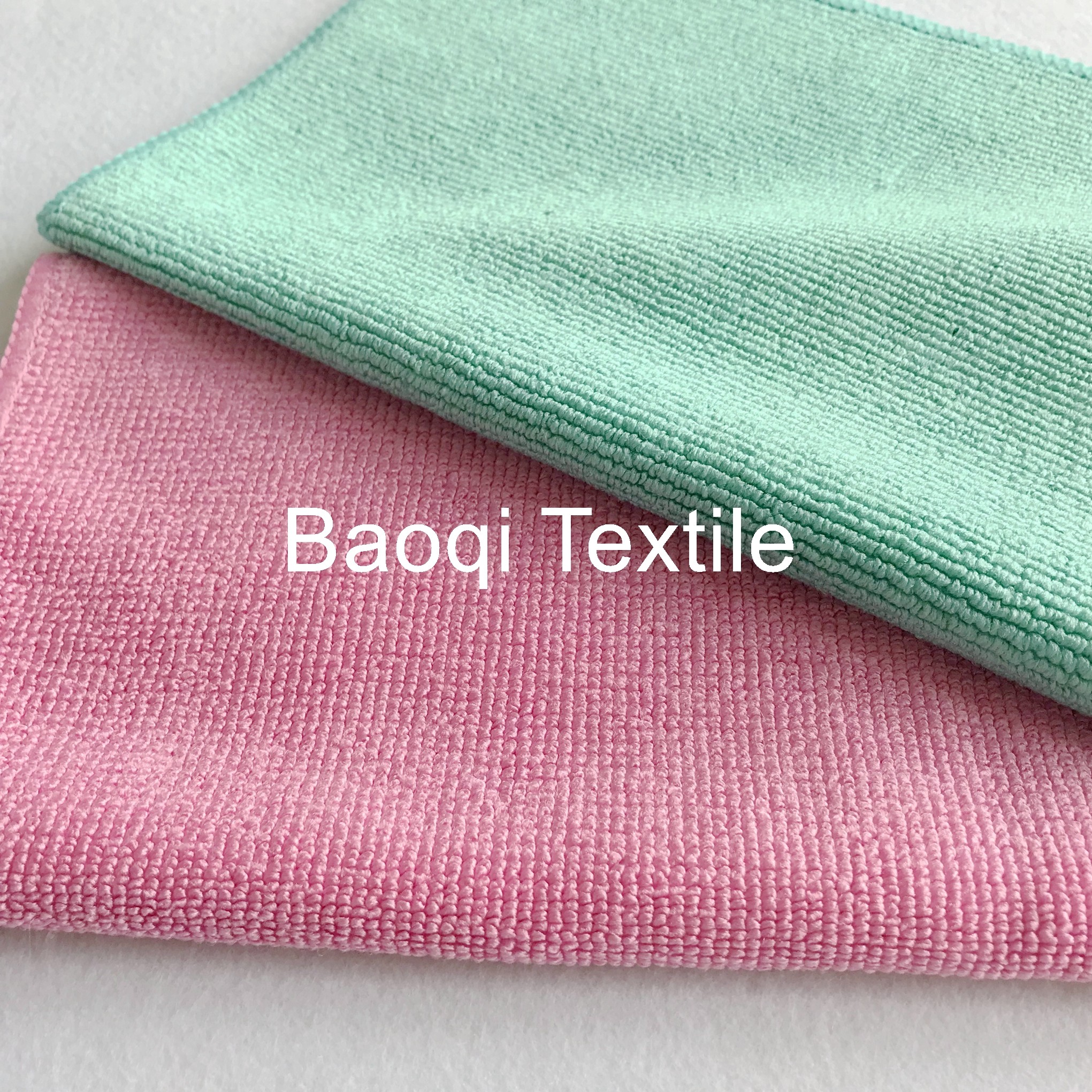 Blue color size 16”microfiber glasses towel polyester cleaning towels microfiber dish rugs for kitchen