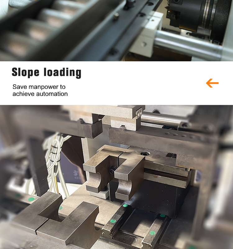 80 Series Double-head Chamfering Machine Automatic Feeding High-precision Pipe and bar Chamfering Machine