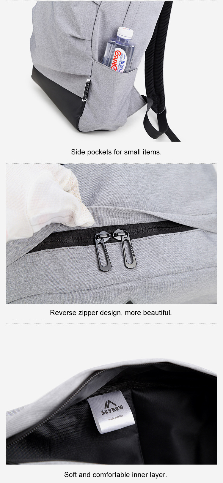 Back Thicking Multi Functional Backpack For College Students 0.49KG