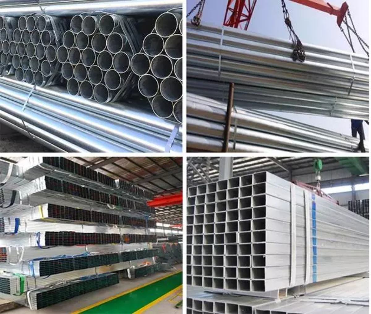 Galvanized square steel pipe