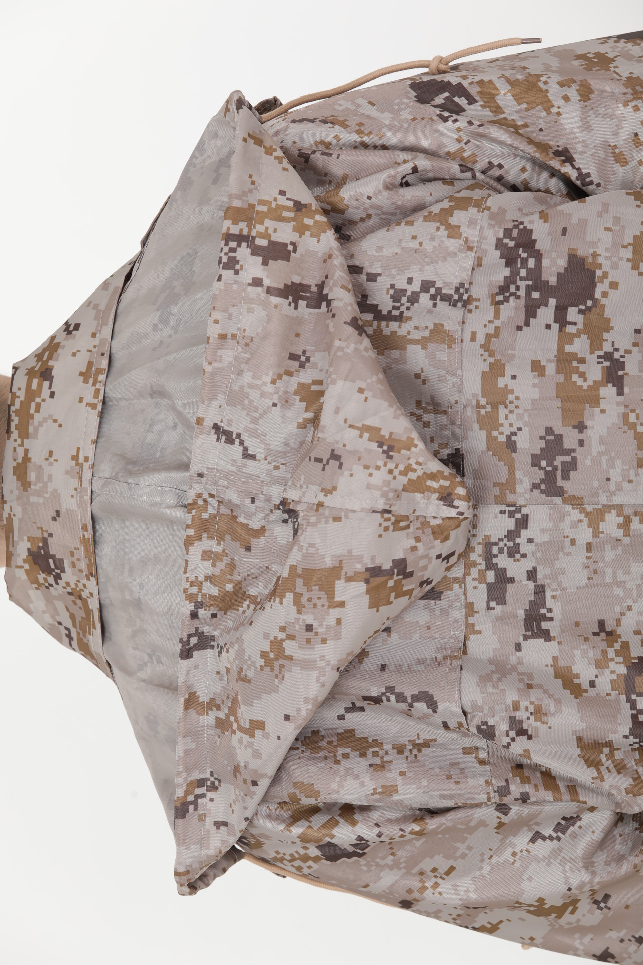 Pure Polyester Waterproof Rain Coats With Lining Men'S Digital Camouflage Printed M/L/XL
