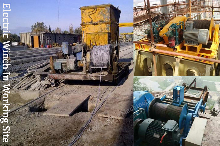 220m Steel Cable High Building 5 Ton JK Electric Winch Single or Double Drum