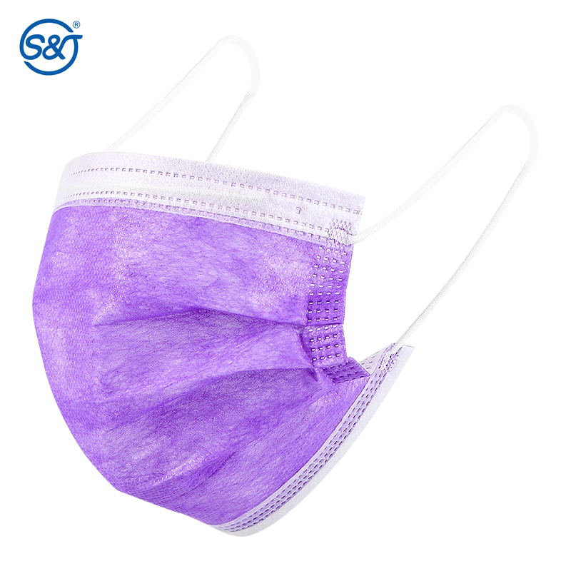 ISO13485 Factory surgical nonwoven 3 ply face mask for hospital and dental