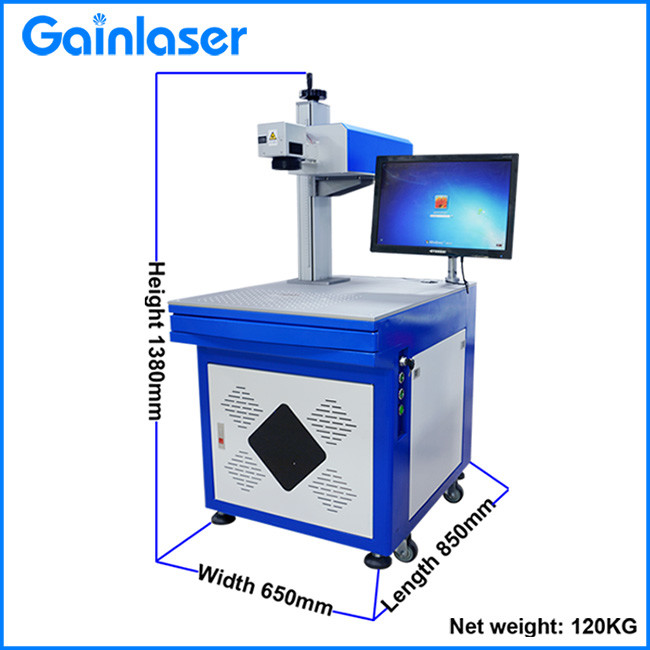Water Cooled CE 4000mm/S UV Laser Marking Machine