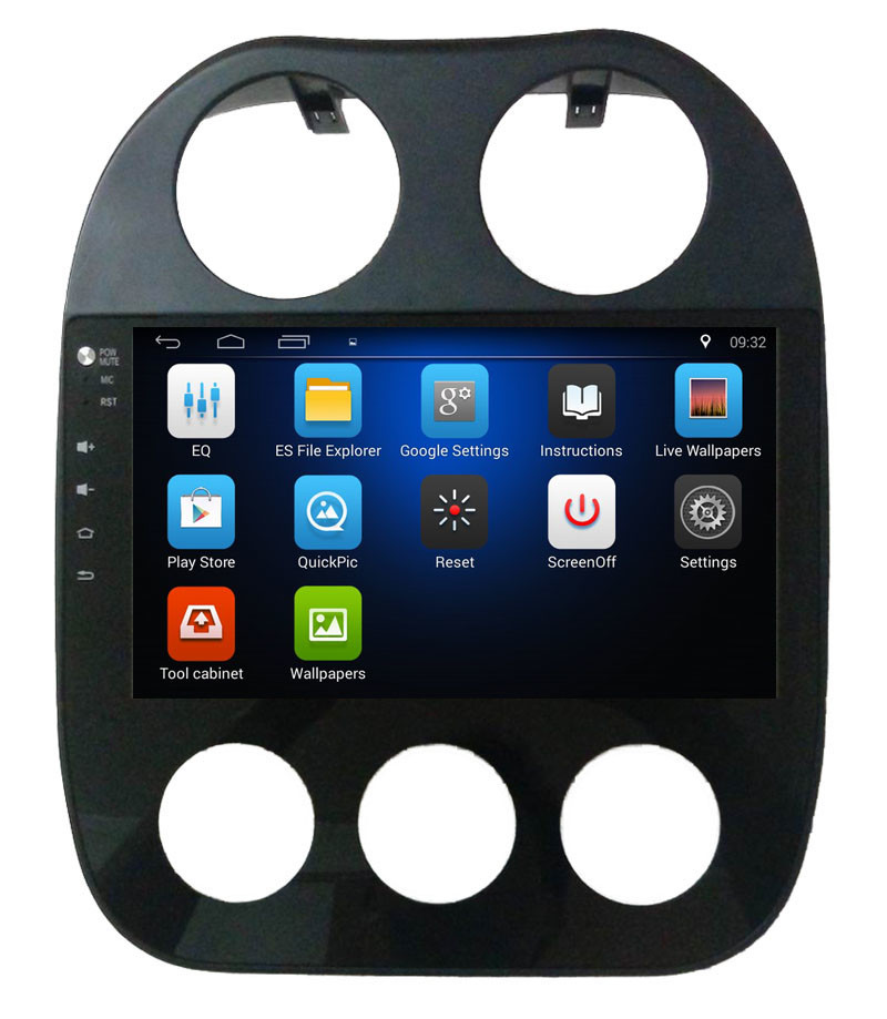 Ouchuangbo auto audio media stereo bluetooth android 8.1 for Jeep Compass support USB SWC wifi 1080P video