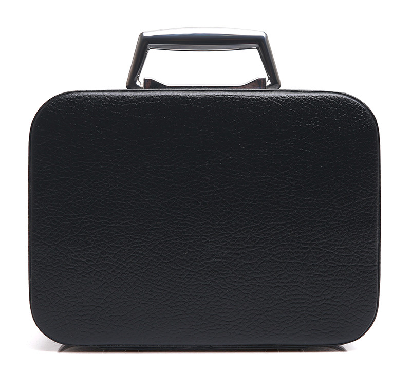 Lightweight L25*D11.5*H18.5CM PU Cosmetic Case With Metal handle