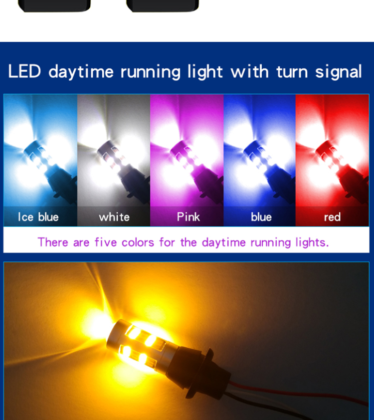 42SMD LED Bulbs T20 1157Turn Signal Led Lights For Car Brake Light With Strobe Function