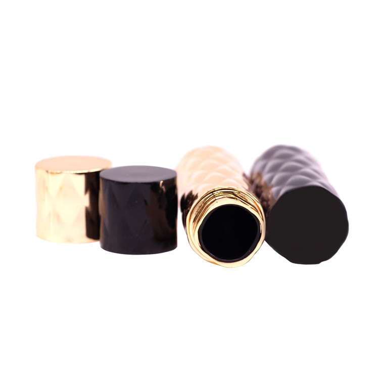 Cylindrical Golden Customized Perfume Bottle Tops For 10ml Bottle