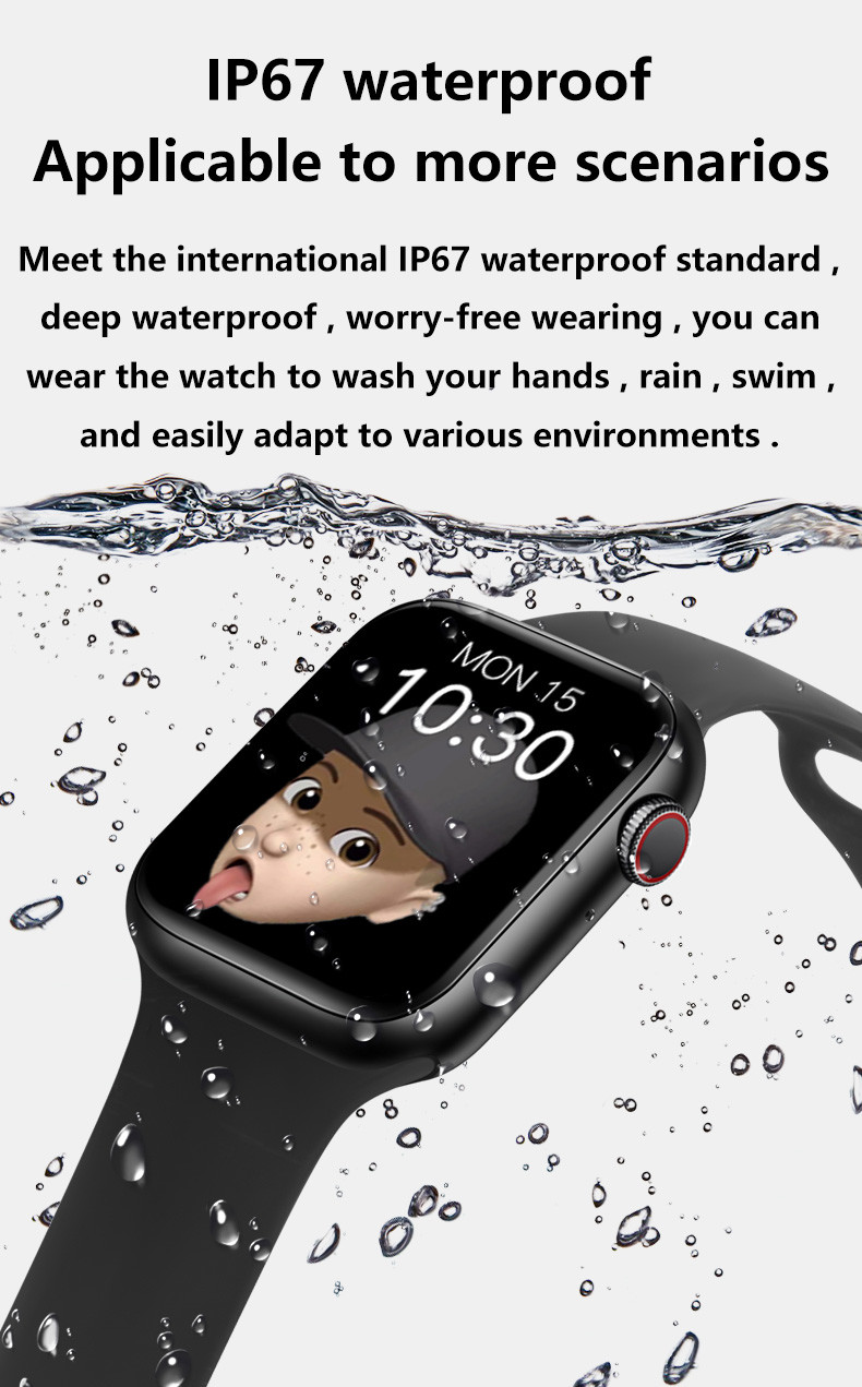 Game Smart Watches New Arrivals 2019 2021 T500+ Plus Smart Watch Time Weather Forecast I Watch Series 6 Smartwatch T500+