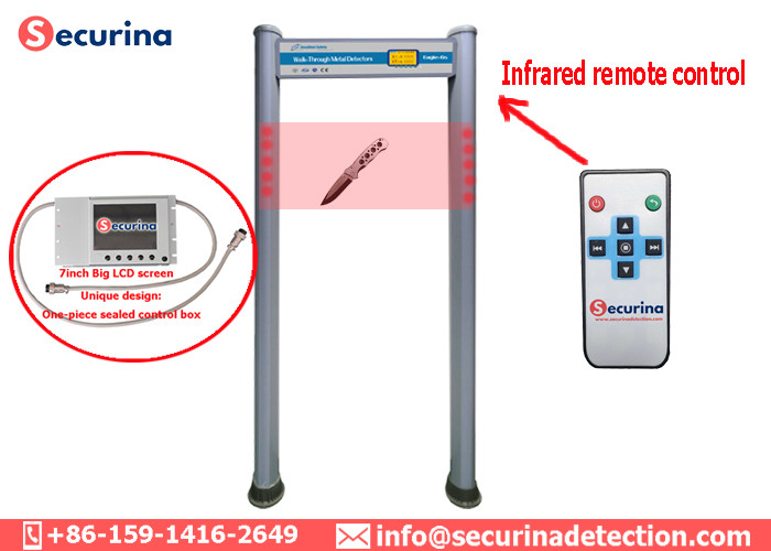 Portable Pass Through Archway Metal Detector 15w Low Voltage DC Digital Signal Processing