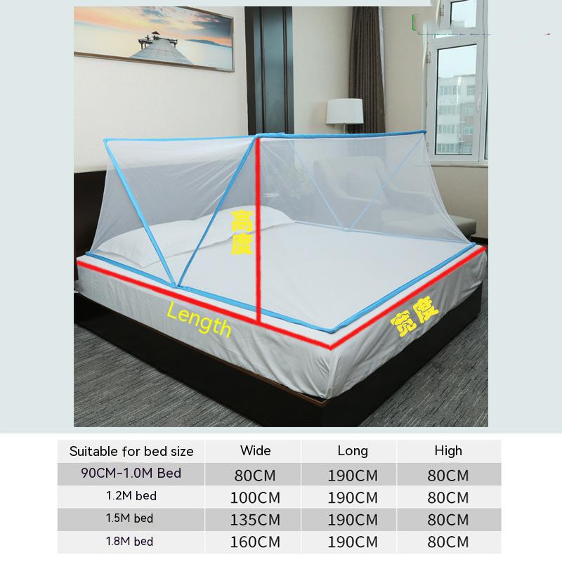 Quadrate Foldable Bedroom Mosquito Net for Preventing Mosquito and Decorating Rooms