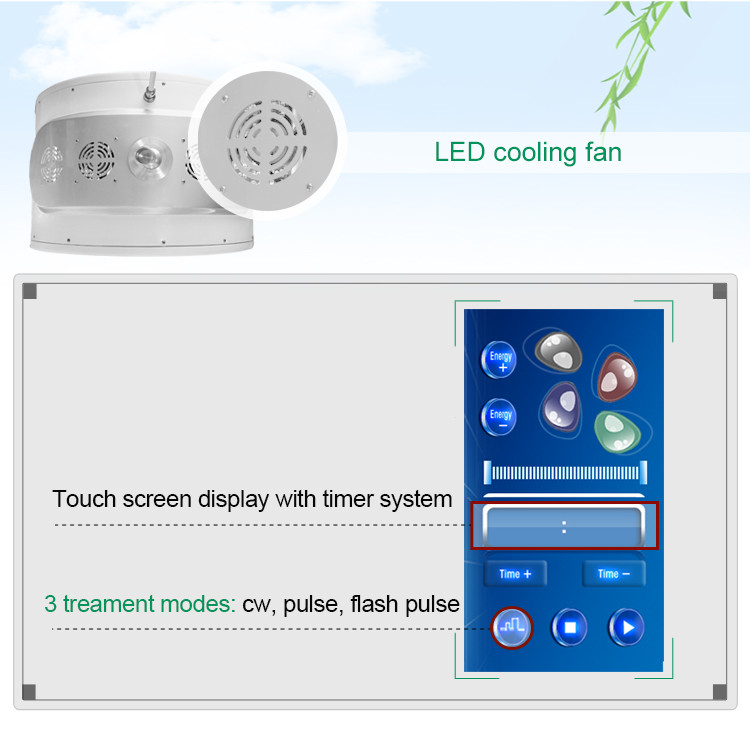 120W 640nm Wrinkles Removal Led Skin Rejuvenation Machine